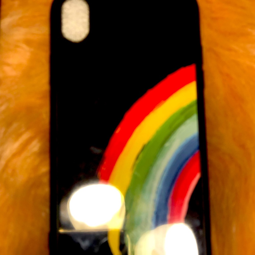 NWT IPhone X Rainbow Phone CAse